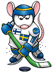 Finland Sweden ice-hockey mouse