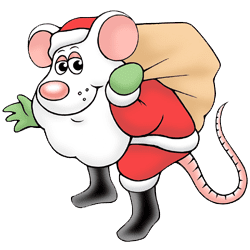 Santa mouse
