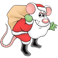 Santa mouse