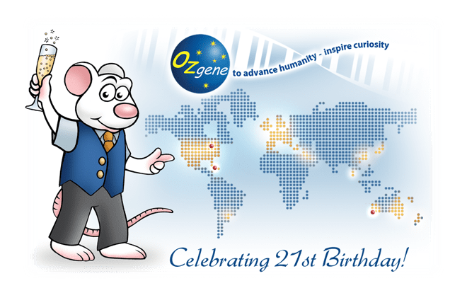 Ozgene celebrating 21st birthday - about us